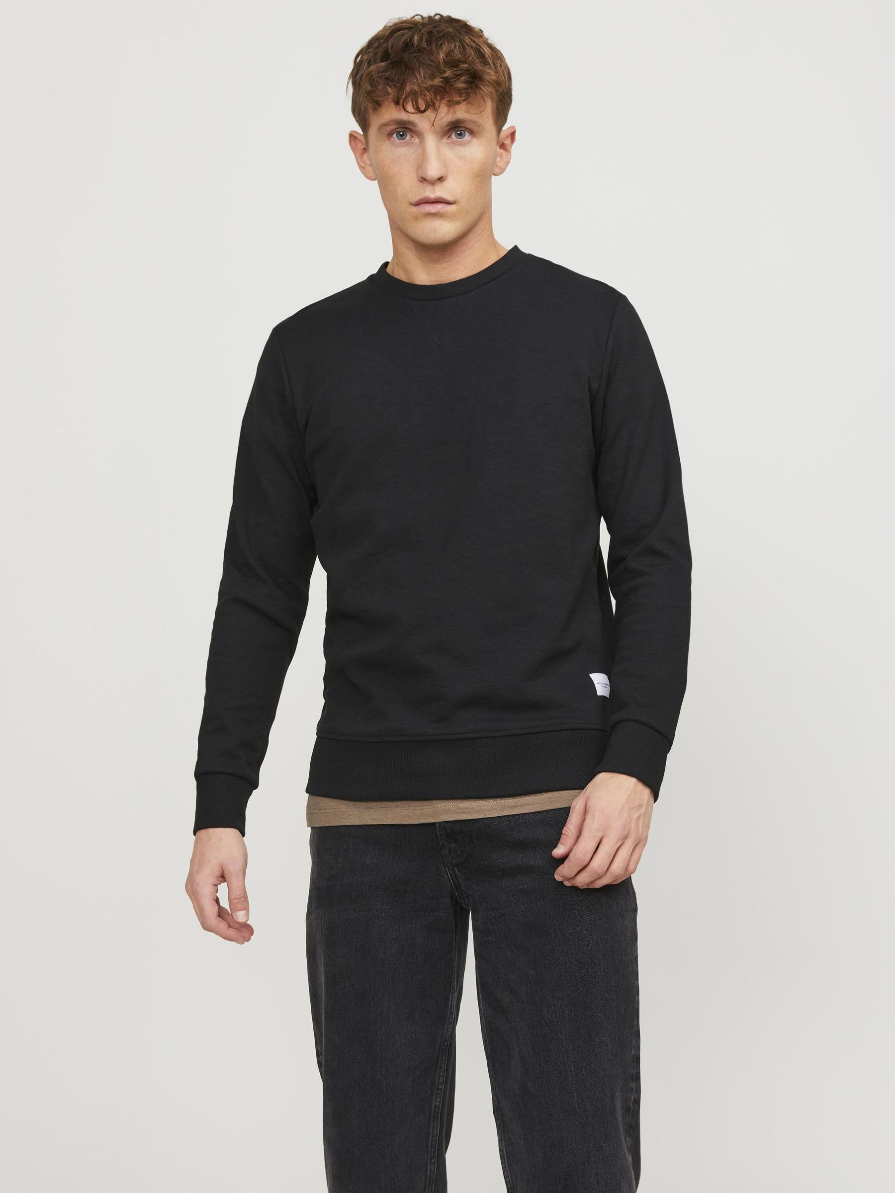 JACK & JONES Crew Neck Sweatshirt Plain Crew Neck Sweatshirt