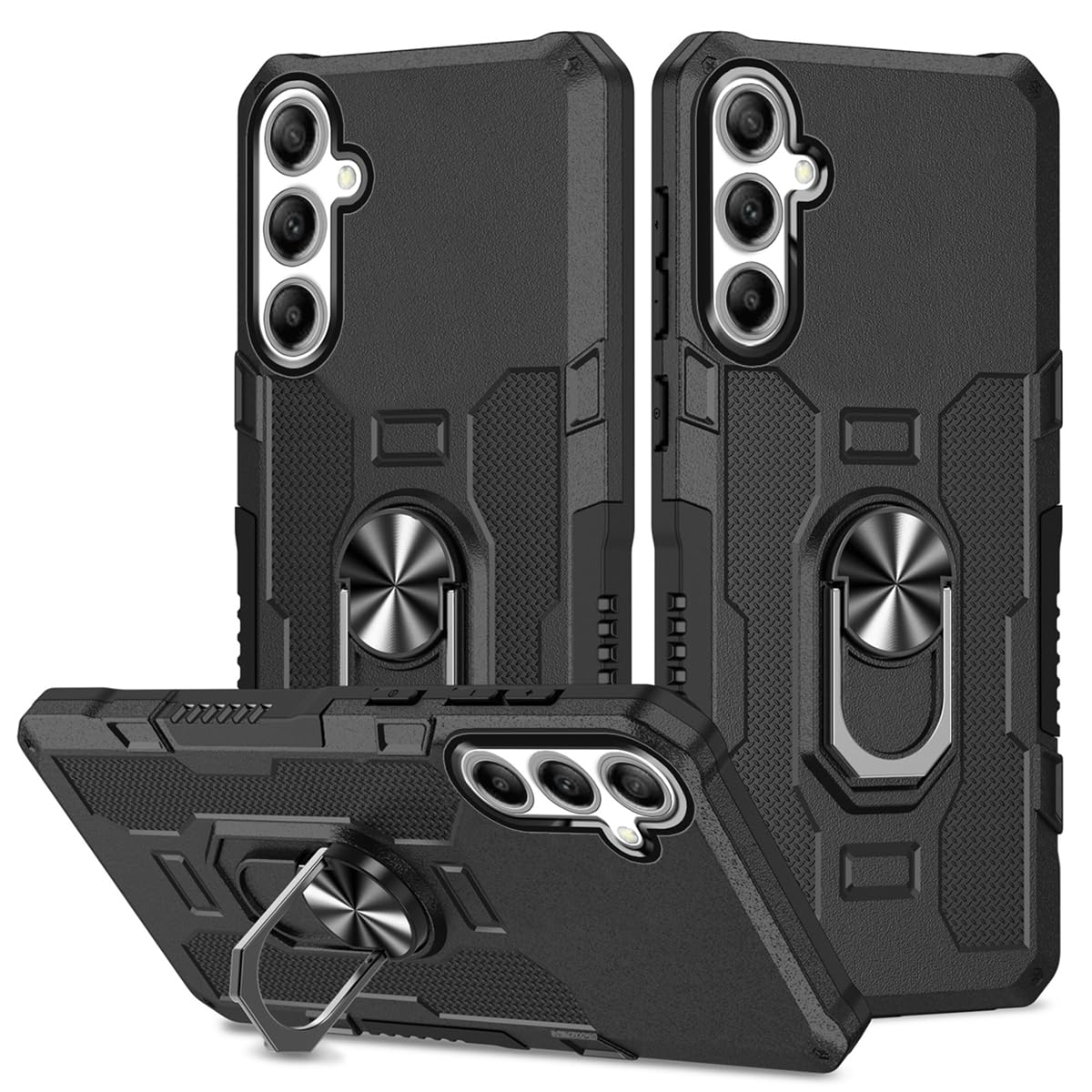 Coque Galaxy A52 antichoc noire idéale pour navigation GPS en voiture