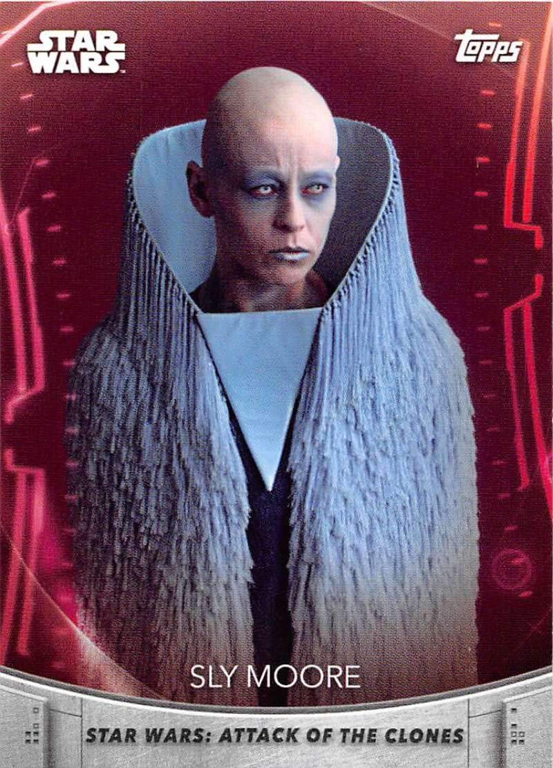 2020 Topps Women of Star Wars #80 Sly Moore Star Wars Card at