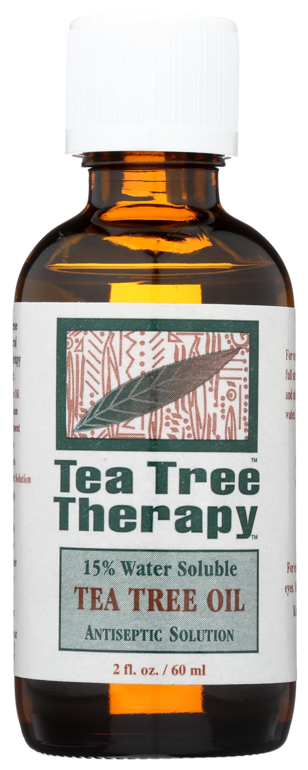 Tea Tree Therapy - 15% del té del árbol del antiséptico soluble en agua del aceite - 2 la Florida. onza.