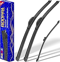 Vista 22 de 3 limpiaparabrisas de repuesto, repuesto de equipo original, para vehículos, 26 pulgadas, 20 pulgadas y 13 pulgadas, juego de 3