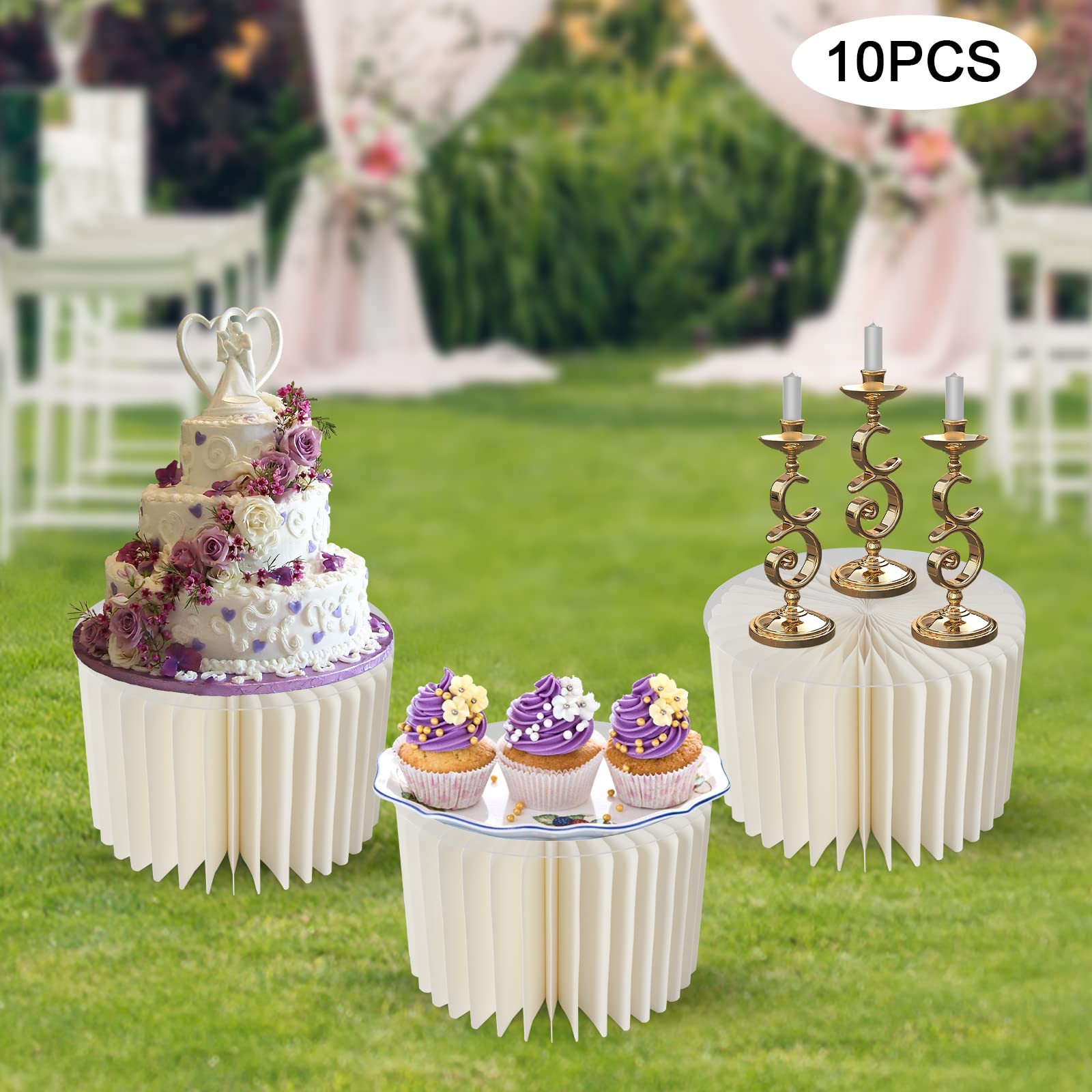 10 pezzi per matrimoni, centrotavola in cartone, 20 cm di altezza, supporto per fiori, decorazione da tavolo, cilindro, centrotavola, supporto