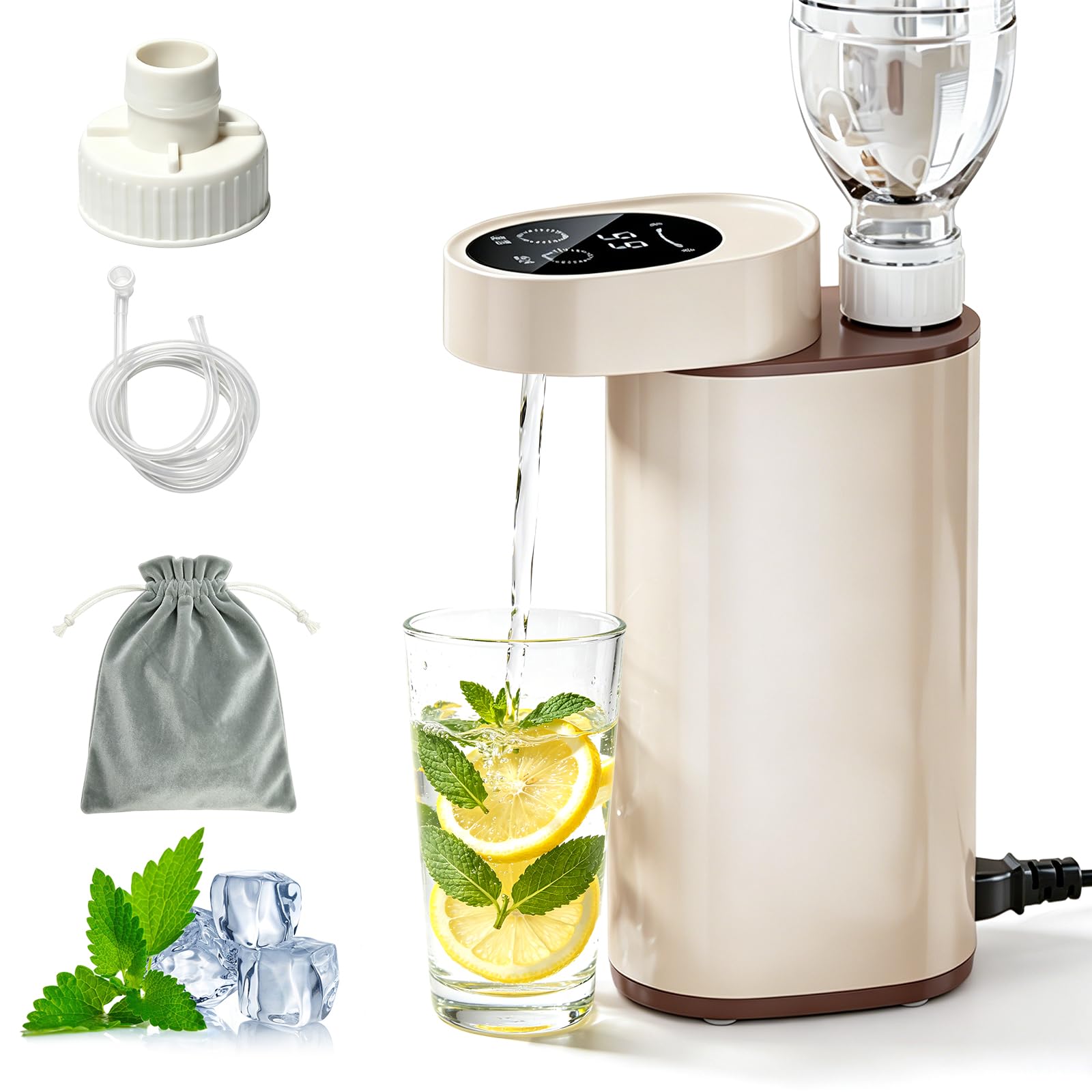 Instant Hot Water Dispenser, Instant Kettle,5 Temp Settings (Cream)