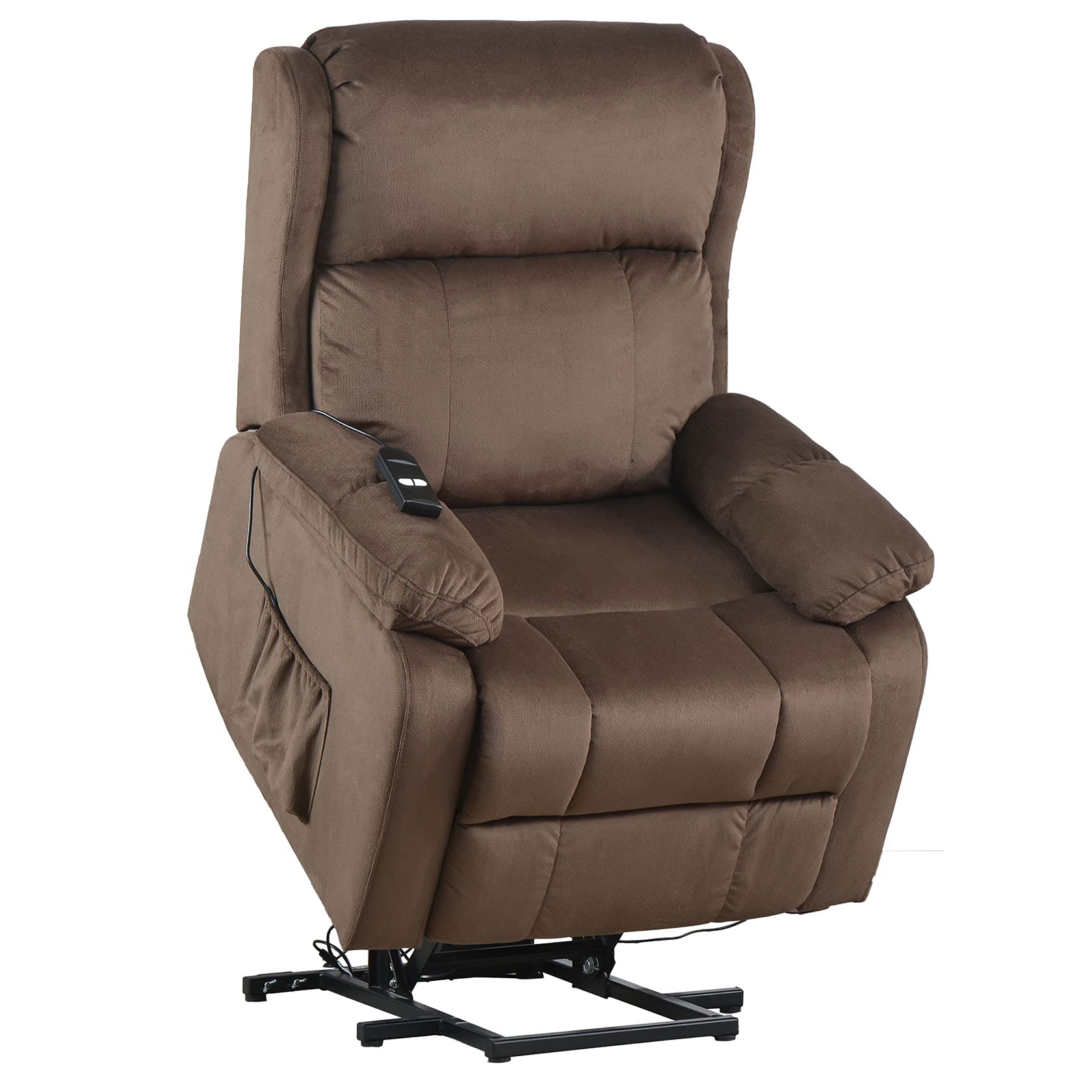 SuoANI Electric Power Lift Recliner with Remote Control Soft Fabric Living Room Chair Reclining Couch for Elderly Home Theater Seat Ergonomic Lounge Chair