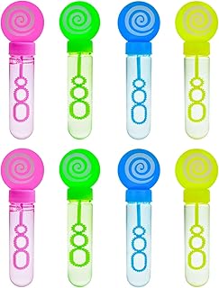 Bubbles Party Bag Fillers,Mini Bubbles for Kids,Giant Bubble Wands for Kids Multipack,Mini Bubbles for Party Bags,for Kids Party Favours,Bubble Toy for Boys Girls Birthday Present Gifts Age 3+