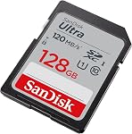 SanDisk 128GB Ultra SDXC UHS-I Memory Card - Up to 140MB/s, C10, U1, Full HD, SD Card - SDSDUNB-128G-GN6IN | Up to 140MB per second, Full HD video