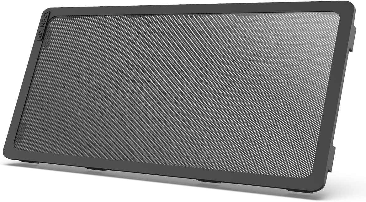 Dust Filter for Synology NAS DS1821+ Dustproof PVC Cover - Black