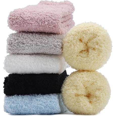 Cozy Cute Stocking Stuffers: Fuzzy Microfiber Slipper Socks