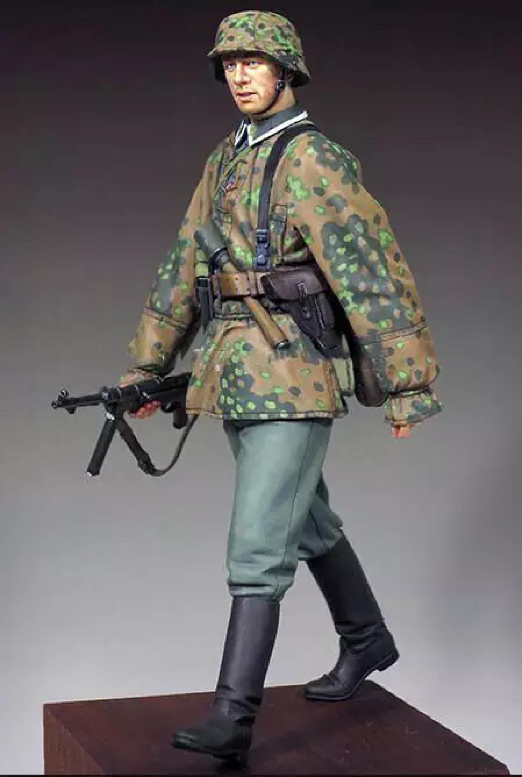 Amazon.co.jp: 1/16 WWII ドイツ兵 レジン製モデルキット未塗装・未