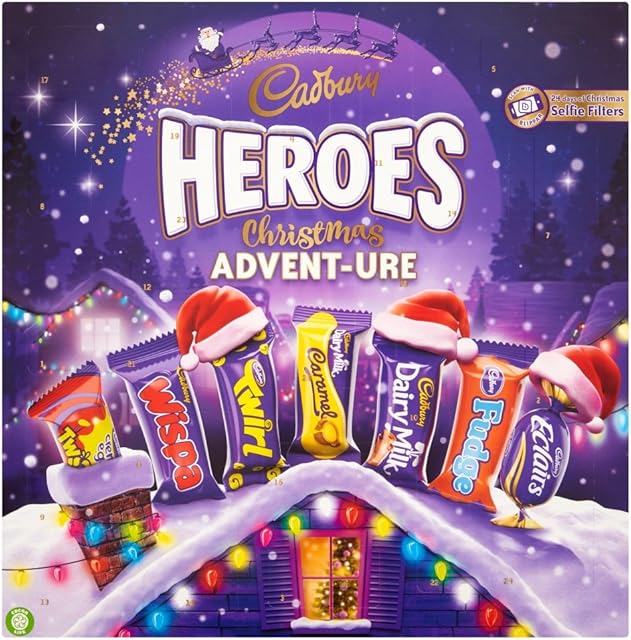 Cadbury Heroes Christmas Advent-ure Calendar, 232g