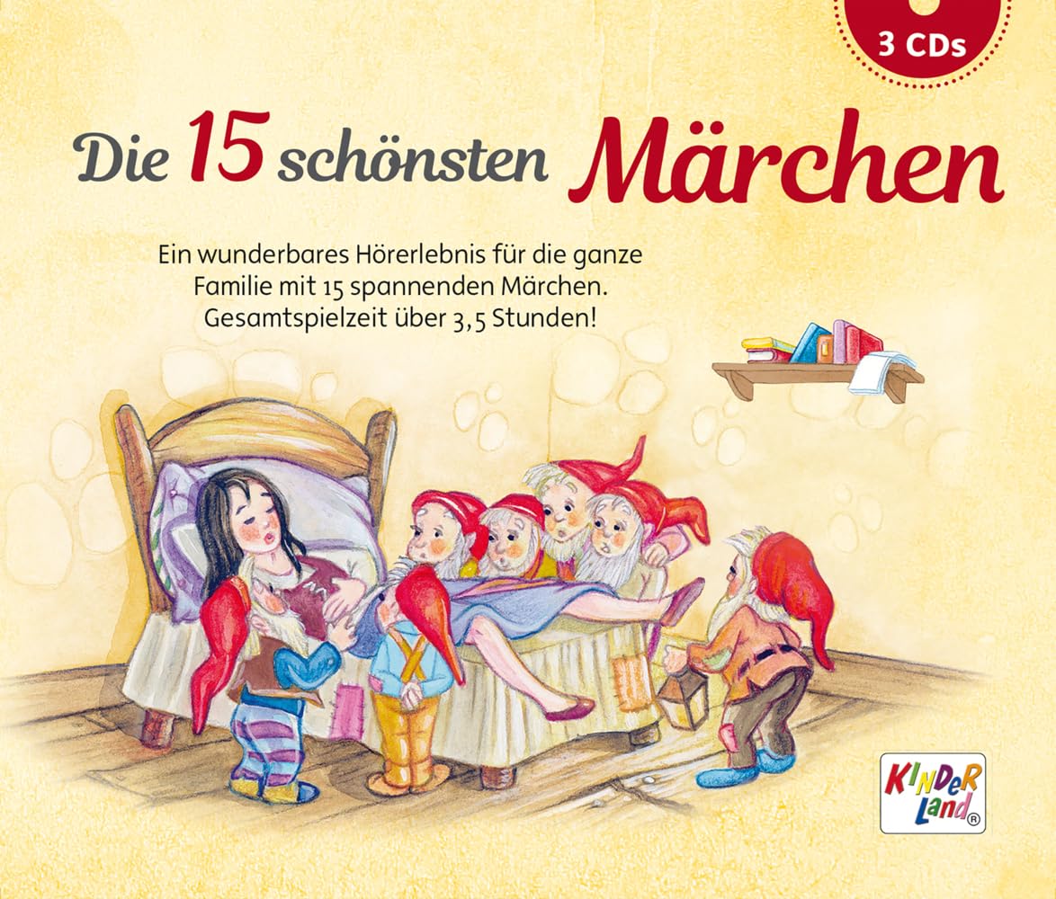Die 15 schönsten Märchen erzählt von Elmar Gunsch: Paket mit 3 Audio-CDs