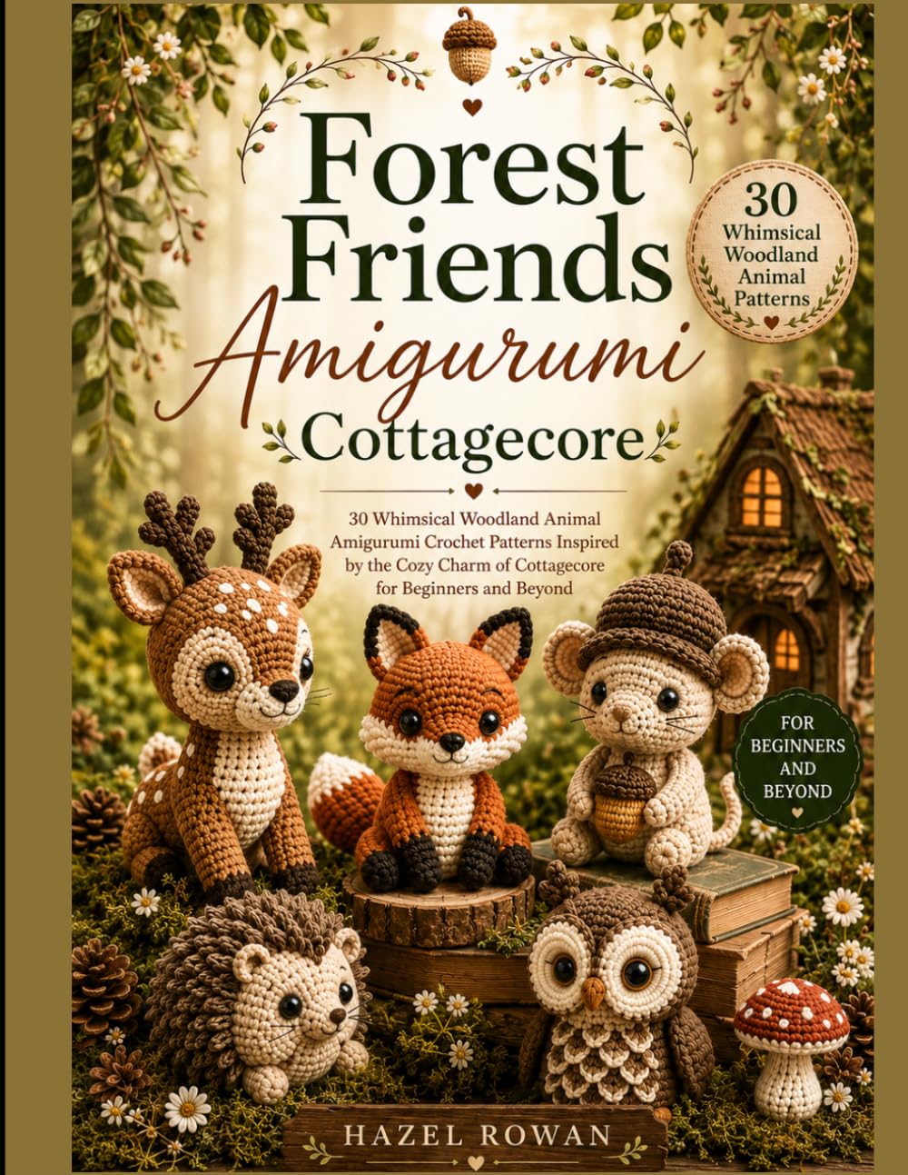 Forest Friends Amigurumi Cottagecore: 30 Whimsical Woodland Animal Amigurumi Crochet Patterns Inspired by the Cozy Charm of Cottagecore for Beginners and Beyond