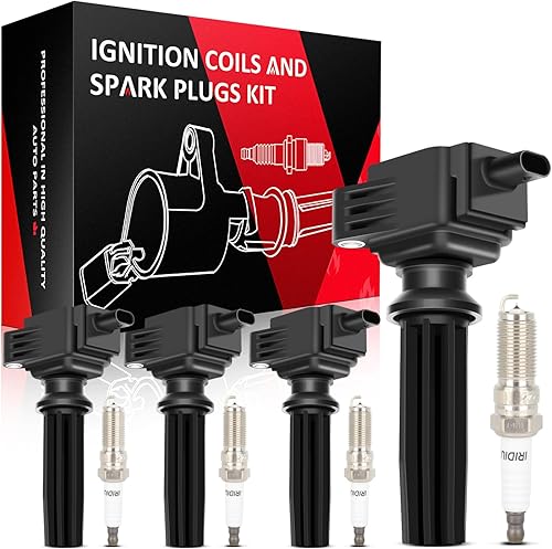 Vista 1441 de SCITOO 1 bobinas de encendido con 4 bujías de iridio para Chevrolet 2011-2015 Cruze 1.4L 2016 Cruze Limited 1.4L 2012-2020 Sonic 1.4L 2013-2021 Trax