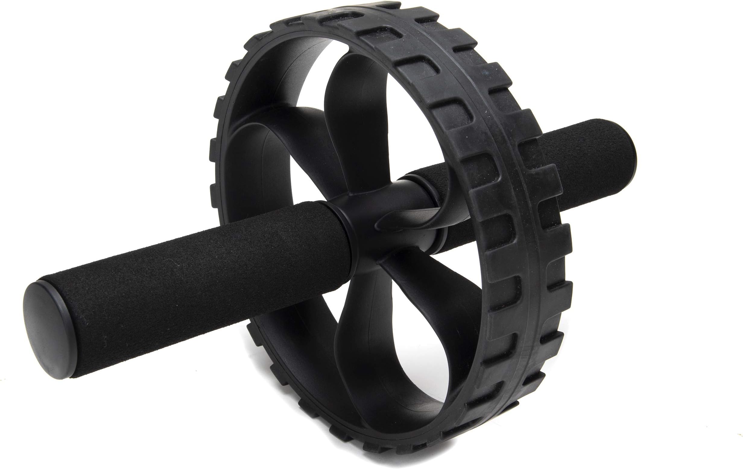 Mind Reader Ab Roller Wheel, Abdominal Roller Wheel with Foam Grips, Ab Workout  Equipment , Black