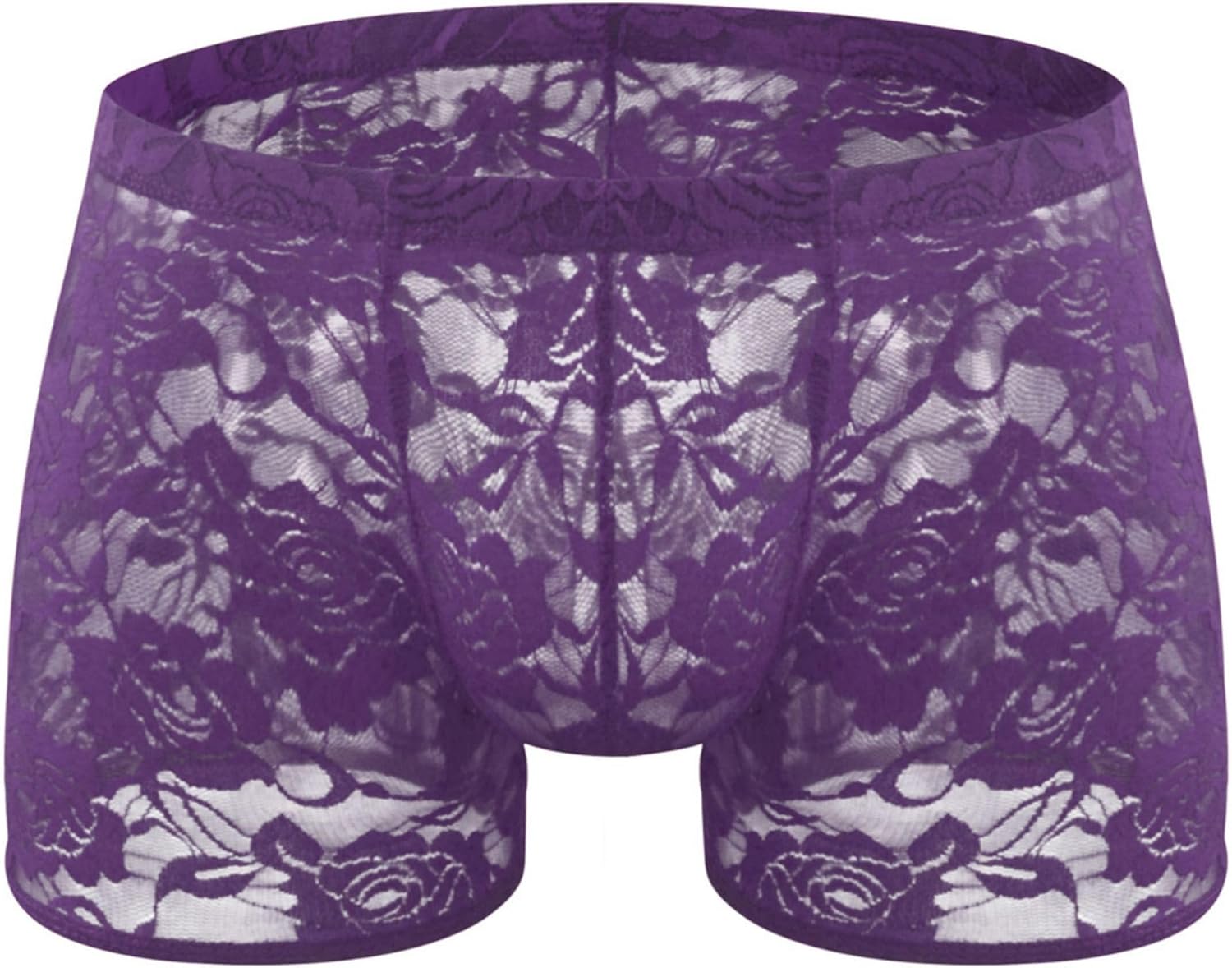 Men's Lace Boxers Underwear Seamless Lace Design with Low Waist Sexy and Comfortable Mens Under Panties