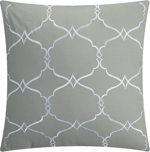 Miniatura 6 de Chic Home Hailee - Juego completo de edredón plisado con volantes y estampado reversible en una bolsa, con tratamiento de ventana y sábanas