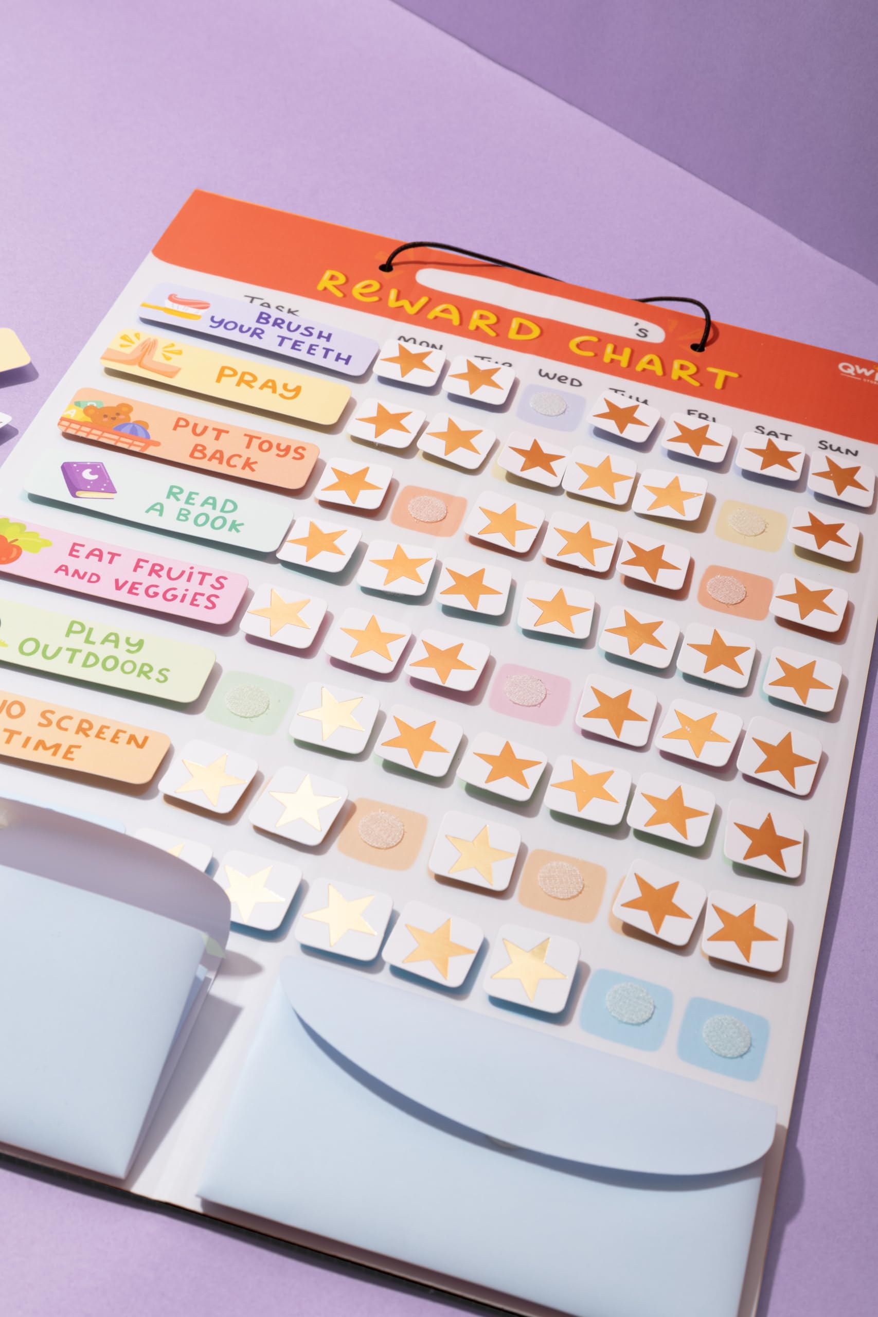 Reward Chart - Customizable, Detachable & Motivational System for Kids - Image 2 thumbnail