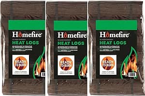 Homefire Eco Firelogs For Wood Burners, Open Fires, Multi-fuel Stoves