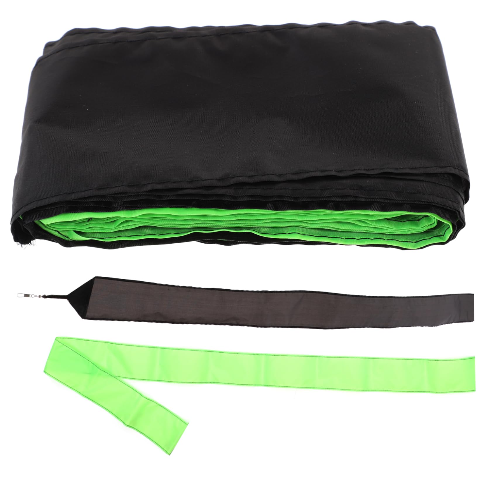 Abaodam 10m Kite Tail Ribbon Turning Streamer in Green 15m Length DIY Kite Tail for Stable Flight