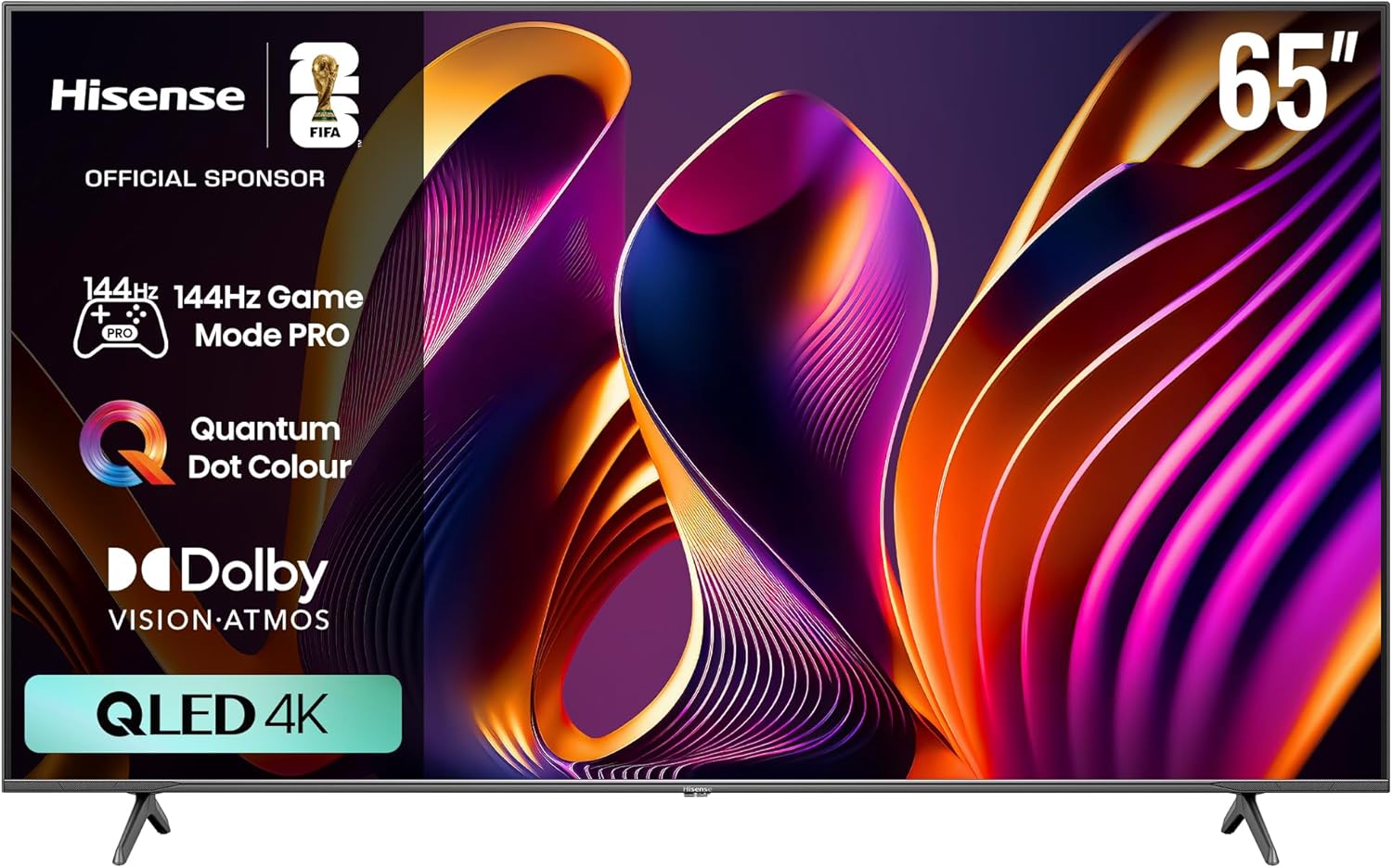 هايسينس تلفزيون ذكي 65 بوصة QLED 4K VIDAA، دولبي فيجن اي كيو، ... - view 1