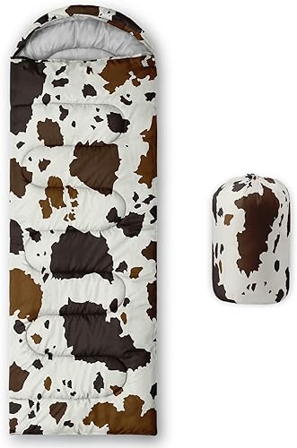 Saco de dormir para camping, 3 estaciones, clima cálido y fresco, ligero, saco de dormir impermeable para adultos y niños, viajes y al aire libre,