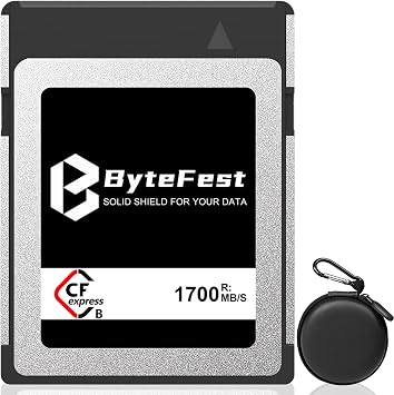CFexpress 128GB Professional Type B Memory Card Raw 4K/8K Video Recording for Canon EOS R3/R5/R5C Nikon Z6/Z7/Z9/D5/D6/D500/D850 DJI Ronin 4D Panasonic Camera