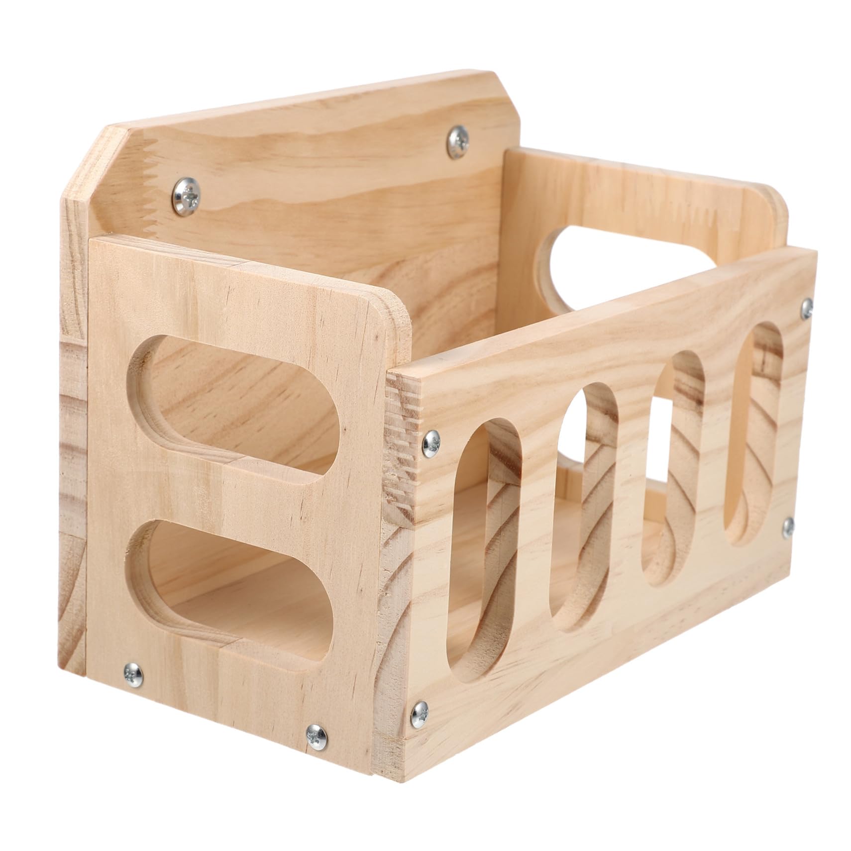 Râtelier à Lapins en Bois Design Fixe Anti-gaspillage