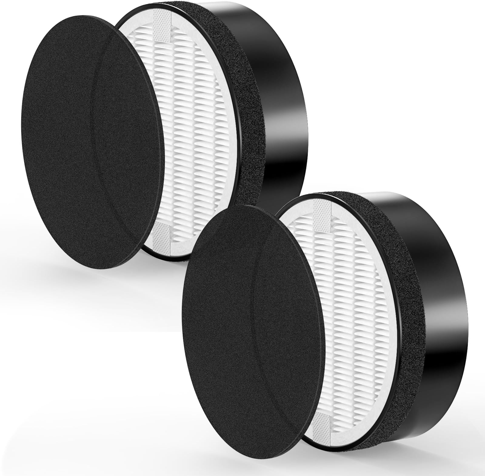 LV-H132 Replacement Filter Compatible with LEVOIT LV-H132 Air Purifier, Pre Filters, Main Filter, Activated Carbon Filter, Part # LV-H132-RF, 2 Pack