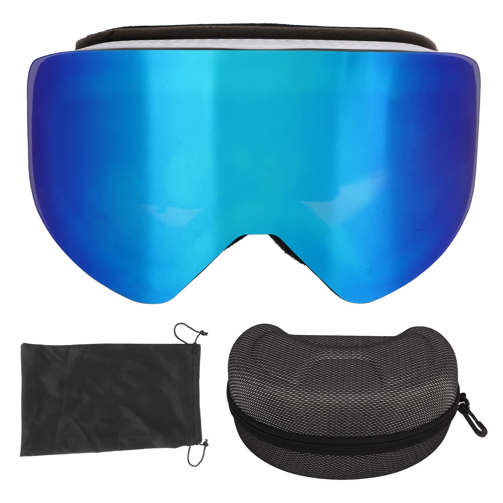 Lunettes de Ski OTG Lunettes de Ski Anti-buée pour Le Patinage