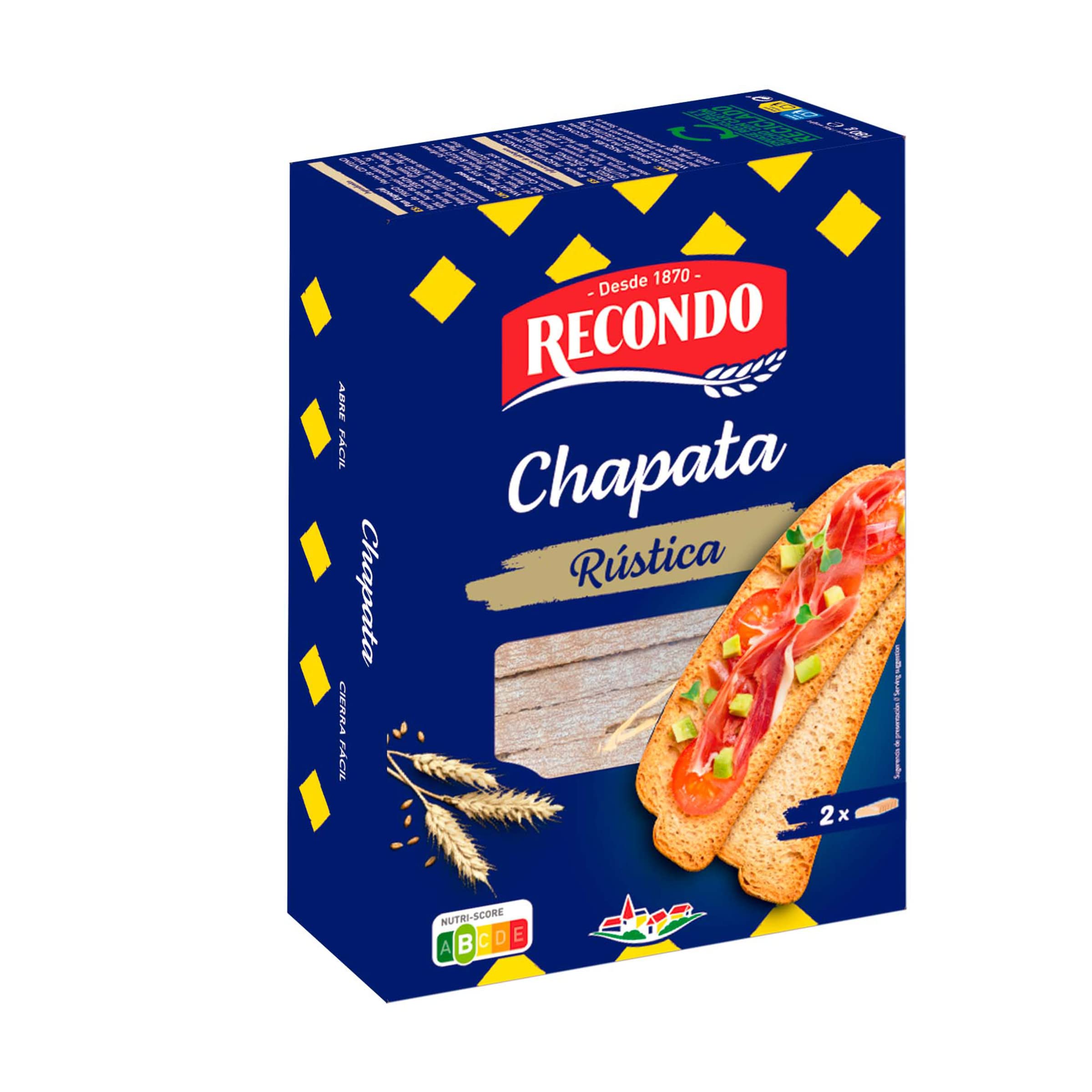 Chleb Chapata Rústica 180g Recondo