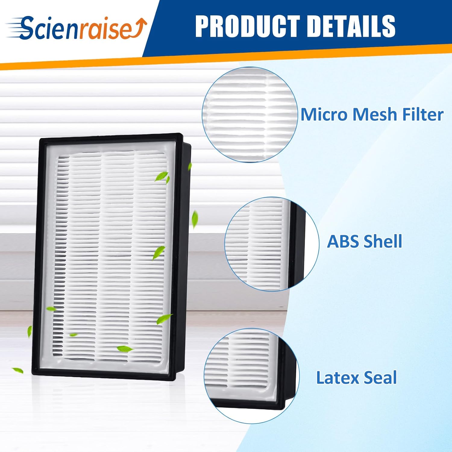 3 Pack EF-9 53296 HEPA Filter Compatible with Kenmore 22614 10065 31140 BU1005 BU1017 and Canister Vacuum Clenaner Elite 21814 31150 81714, EF-9 HEPA Vaccum Filter + 1 Clean Brush