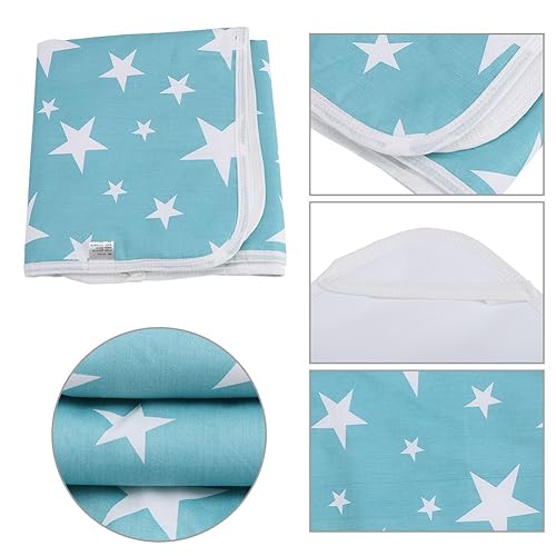 Miniatura 3 de Tapete cambiador de bebé ultra suave y lavable de algodón para orina para pañales, funda de cambiador desechable, sanitario, para bebés y niños