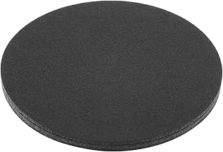 sourcing map Posavasos para plantas de 10 pulgadas, reversible, absorbente, impermeable, redondo, fieltro, color negro, juego 3 en 1