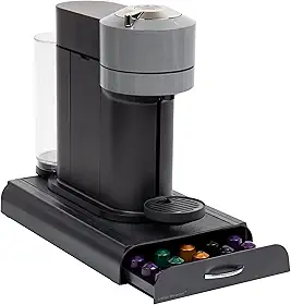 Gaveta para cápsulas Mind Reader compatível com Nespresso, 38 x 23,5 x 5 cm