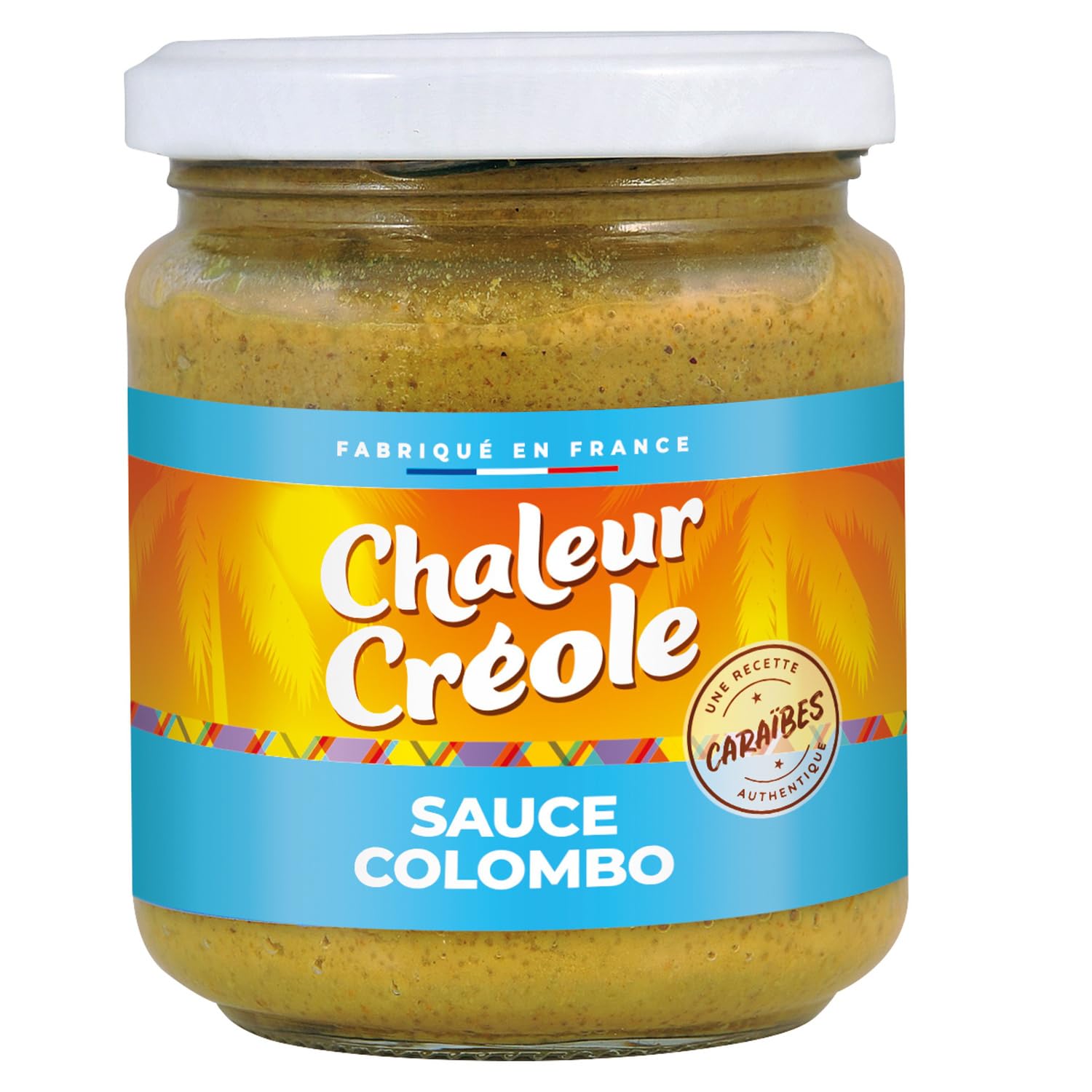 CHALEUR CREOLE Sauce Colombo Créole Authentique 370g — Recette Caraïbes Fabriquée en France aux Épices Traditionnelles et Crème Onctueuse - Lot de 3