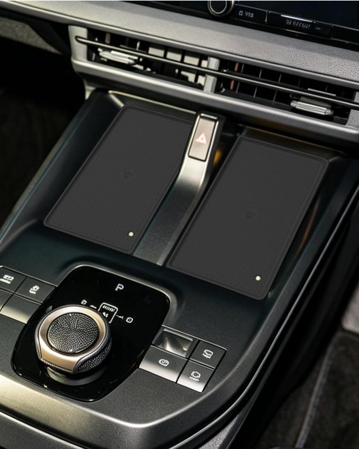 2026 Toyota CHR Charging Silicone Pad Center Console Wireless Charging Mat for 2026 Toyota C-HR SE/XSE Dual Wireless Charging Mat Non-Slip Protective Pad Compatible with 2026 Toyota CH R Accessories