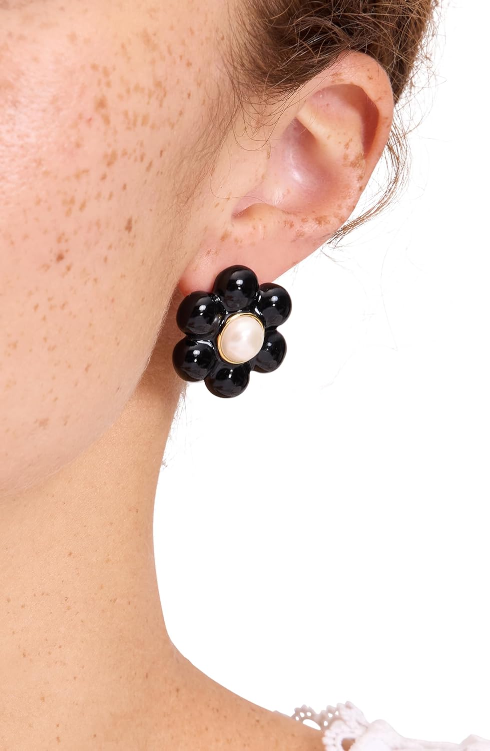 kate spade new york Petal Puff Statement Studs