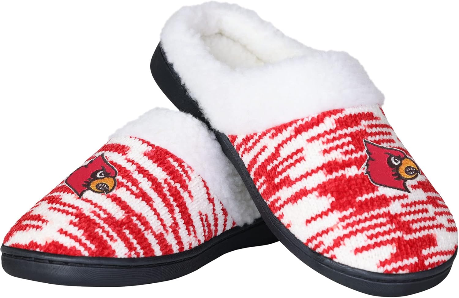 FOCO Women's NCAA Sherpa Lined Colorblend Cup Sole Slippers