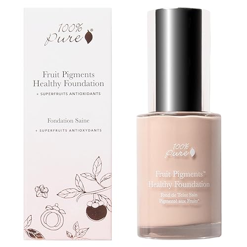 100% PURE Fruit Pigmented Healthy Foundation, Alpine Rose, Liquid Foundation