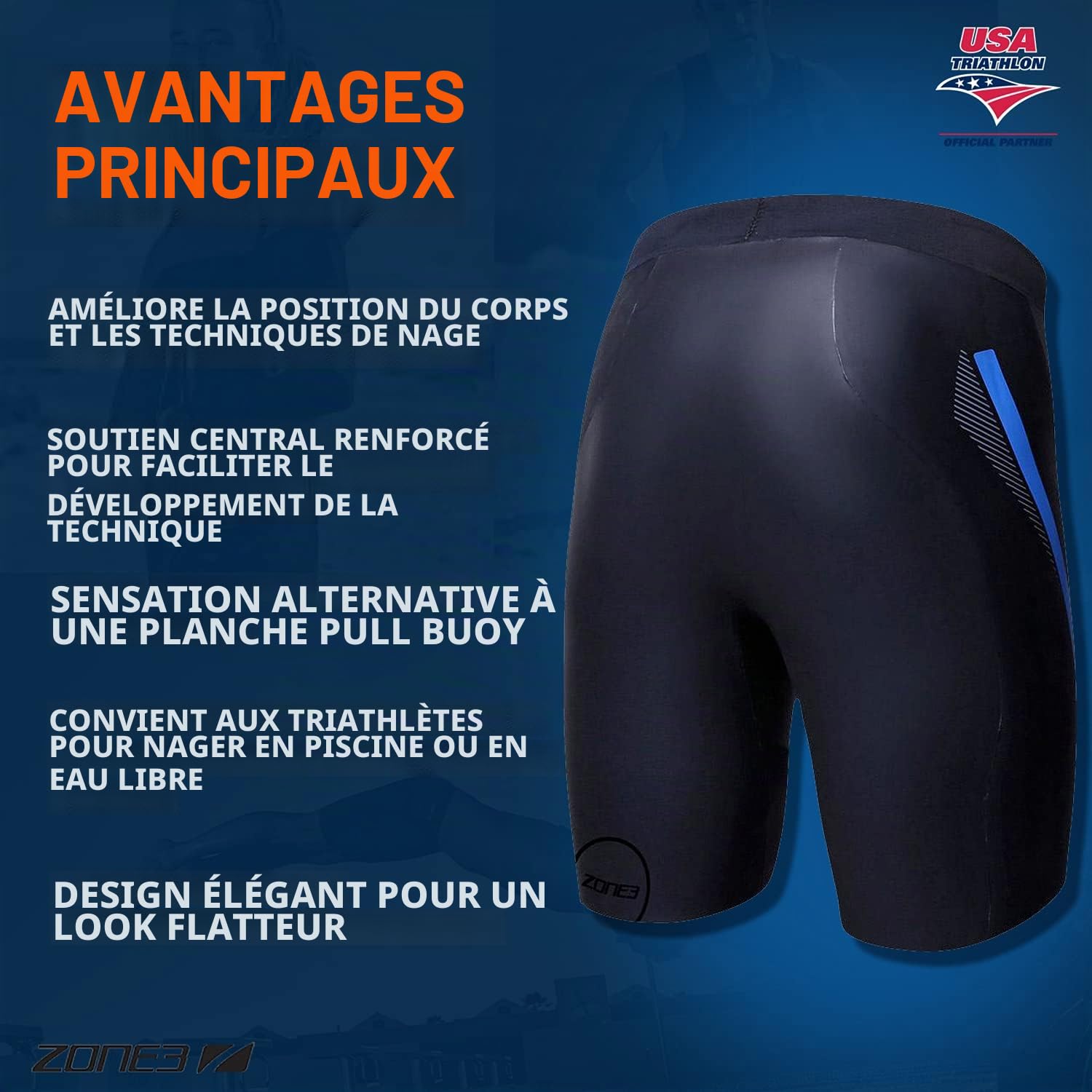 Zone3 Neoprene Buoyancy Shorts 'Originals' 5/3mm