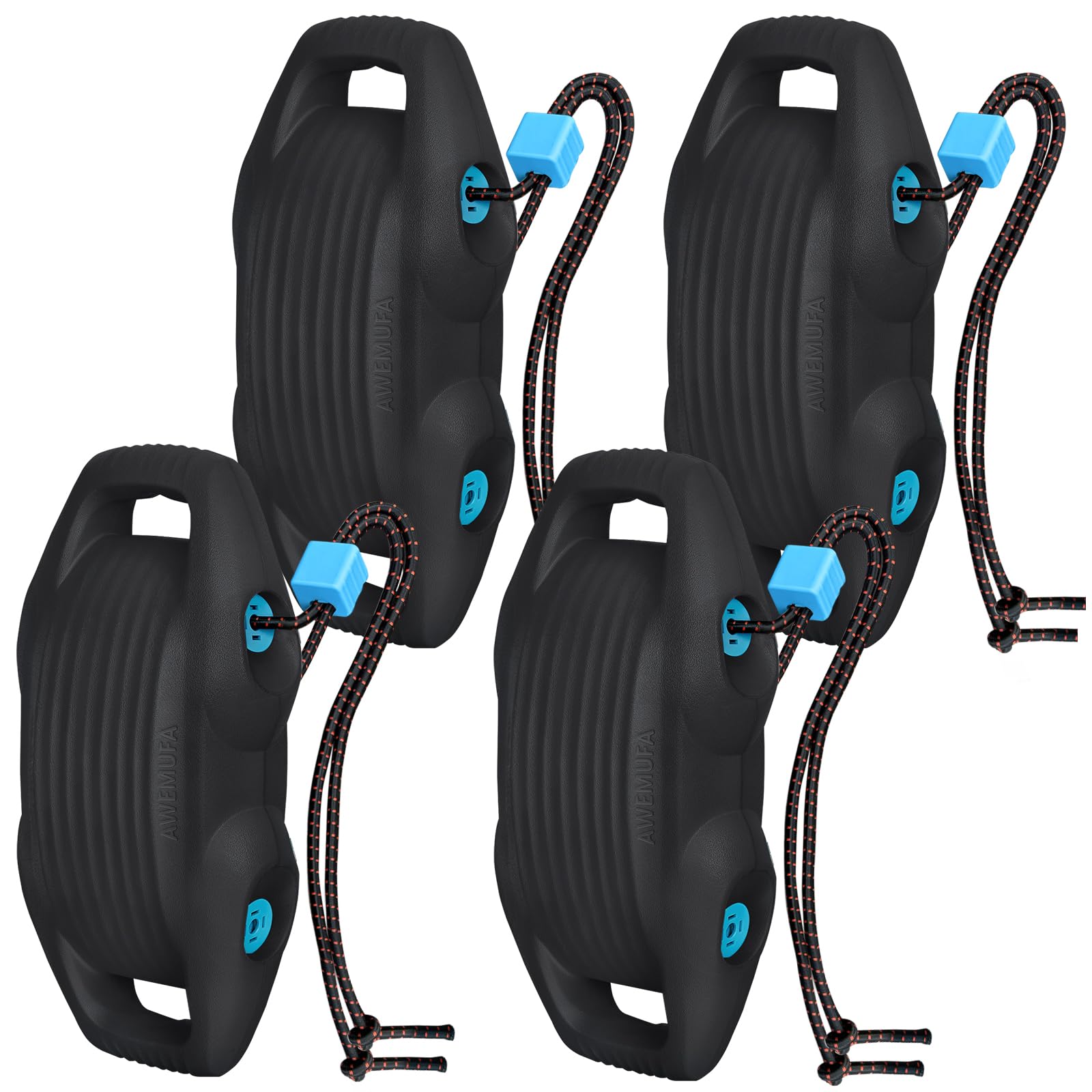 AWEMUFA Boat Fenders Easy to Install Bumper for Docking Ideal Fender for Pontoon, Bass, Jet Ski and Fishing Boats