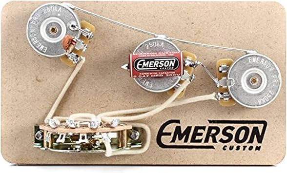 Emerson Custom 5-Way Blender Prewired Kit for Fender Stratocasters - 250Kohm Pots