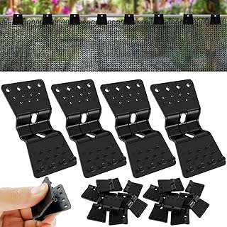 200PCS 7.5x3.9cm Shade Cloth Clips, Portable Sunshade Net Fixing Clip, Multipurpose Reusable Sunshade Clips, Heavy-Duty Sunshade Net Clamp, Plastic Shade Cloth Clamp, for Sun Shade Net Garden Netting