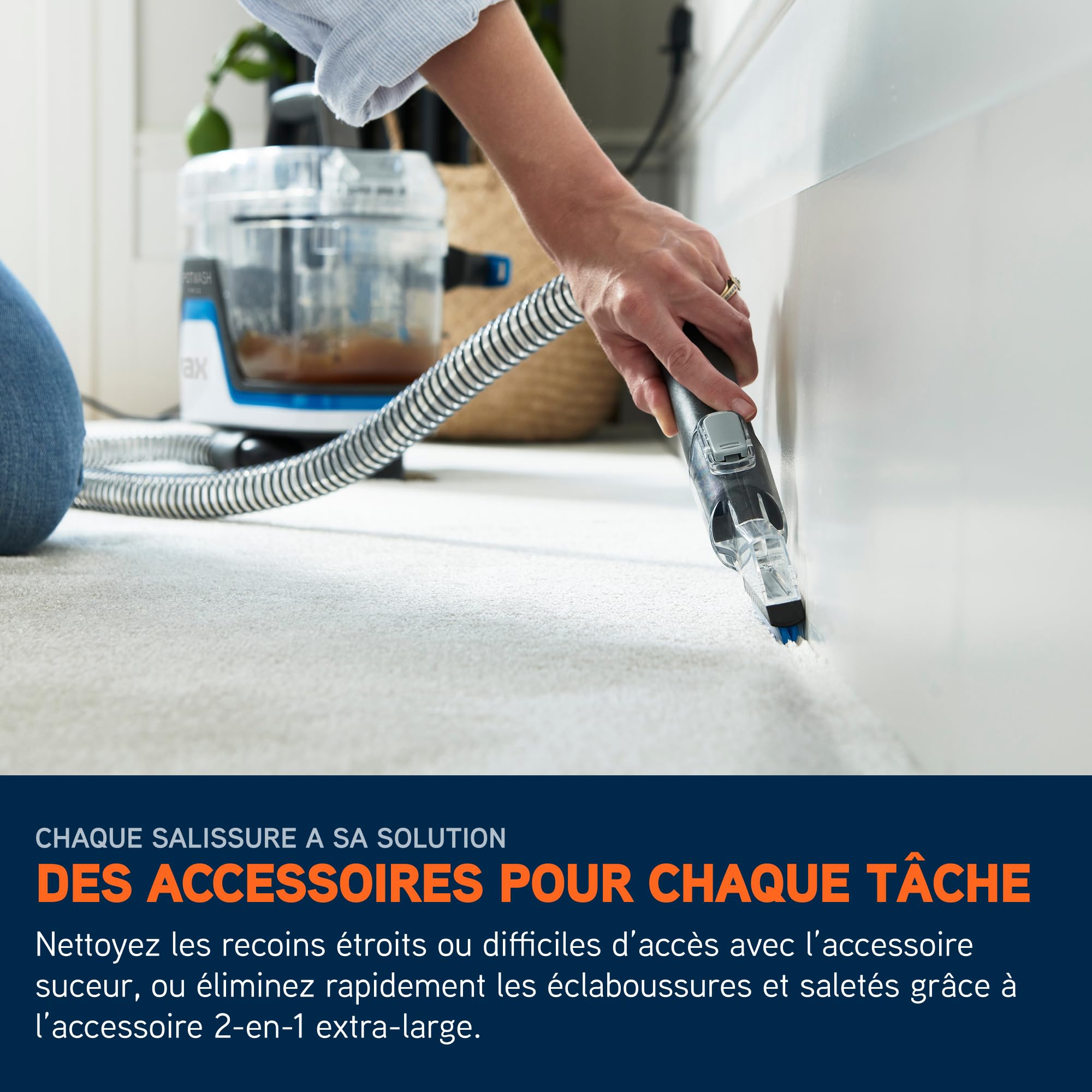 Vax SpotWash Home Duo Spot Nettoyeur, détachant pour shampouineuse tapis et tissus d'ameublement, séchage rapide, protection antimicrobienne et nettoyage en profondeur de plusieurs surfaces