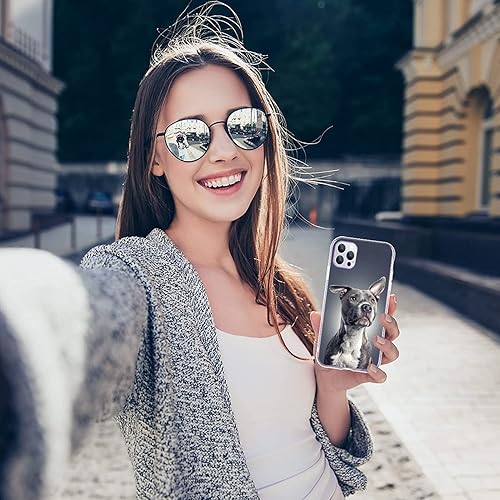 Miniatura 5 de Funda compatible con iPhone 14, genial funda para teléfono Pitbull, TPU suave, a prueba de golpes, transparente, regalo para mujeres y niñas