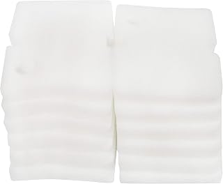 LTWHOME White Fine Filter Media Fit for Hydor Professional Canister Filter 250/350 (Pack of 12)