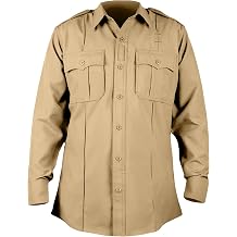 First Class 100% Polyester Long Sleeve Zippered Uniform Shirt