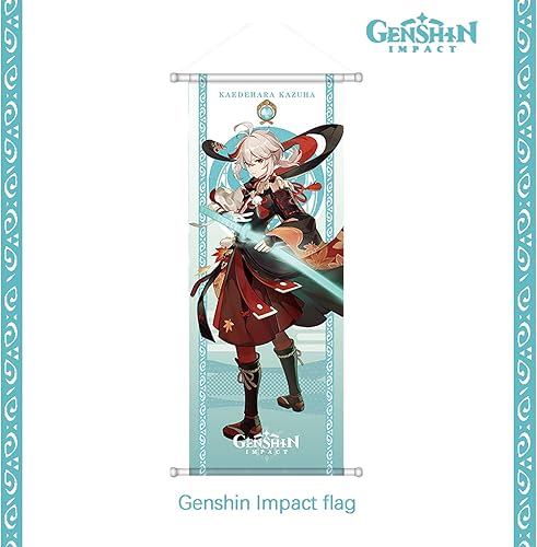 Miniatura 3 de LimuToy Genshin Impact Box - Incluye caja ciega de figura de impacto Genshin, bolsa de lona, bandera, figura de soporte, alfombrilla de mouse,