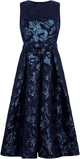 APART Fashion Damen Midi Kleid Midi Kleid