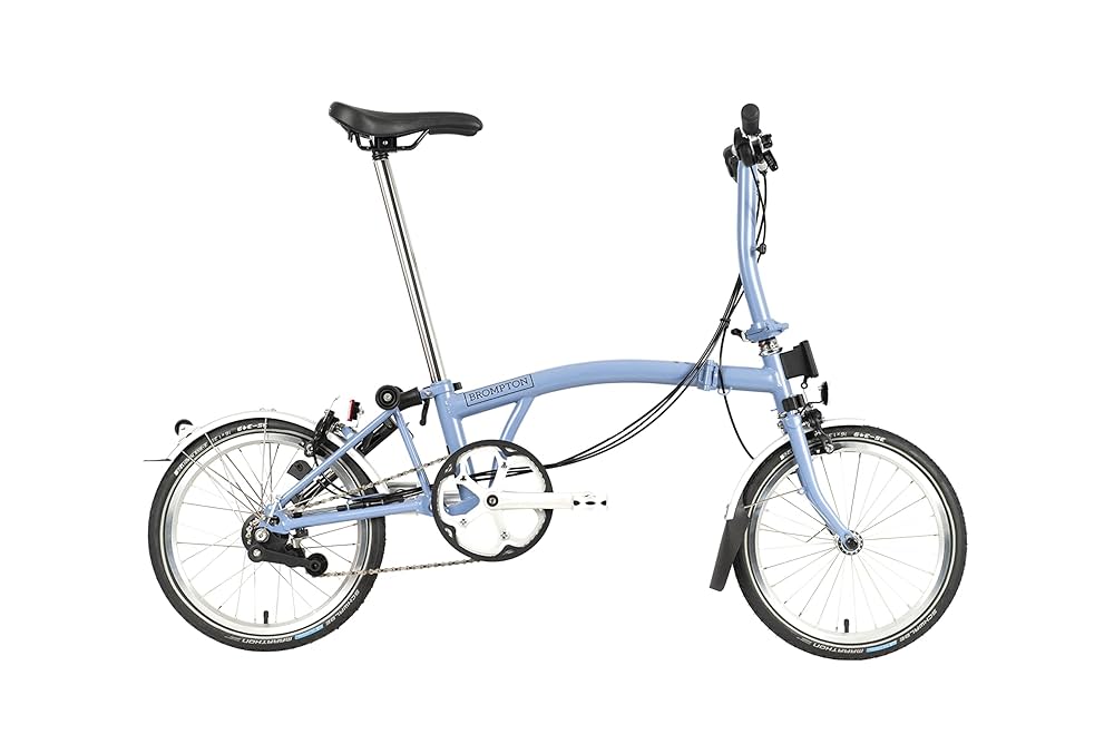 BROMPTON 折りたたみ自転車 クラウドブルー Amazon | Brompton 折りたたみ自転車 - C Line Explore Sport
